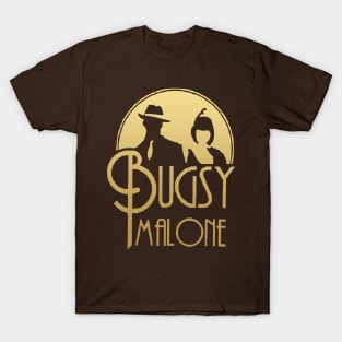 Bugsy Malone Design #2 - Gold (Can be personalised) T-Shirt